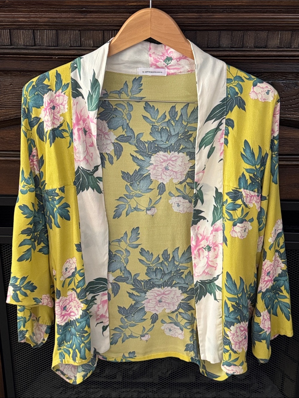 Anthropologie Floral Kimono